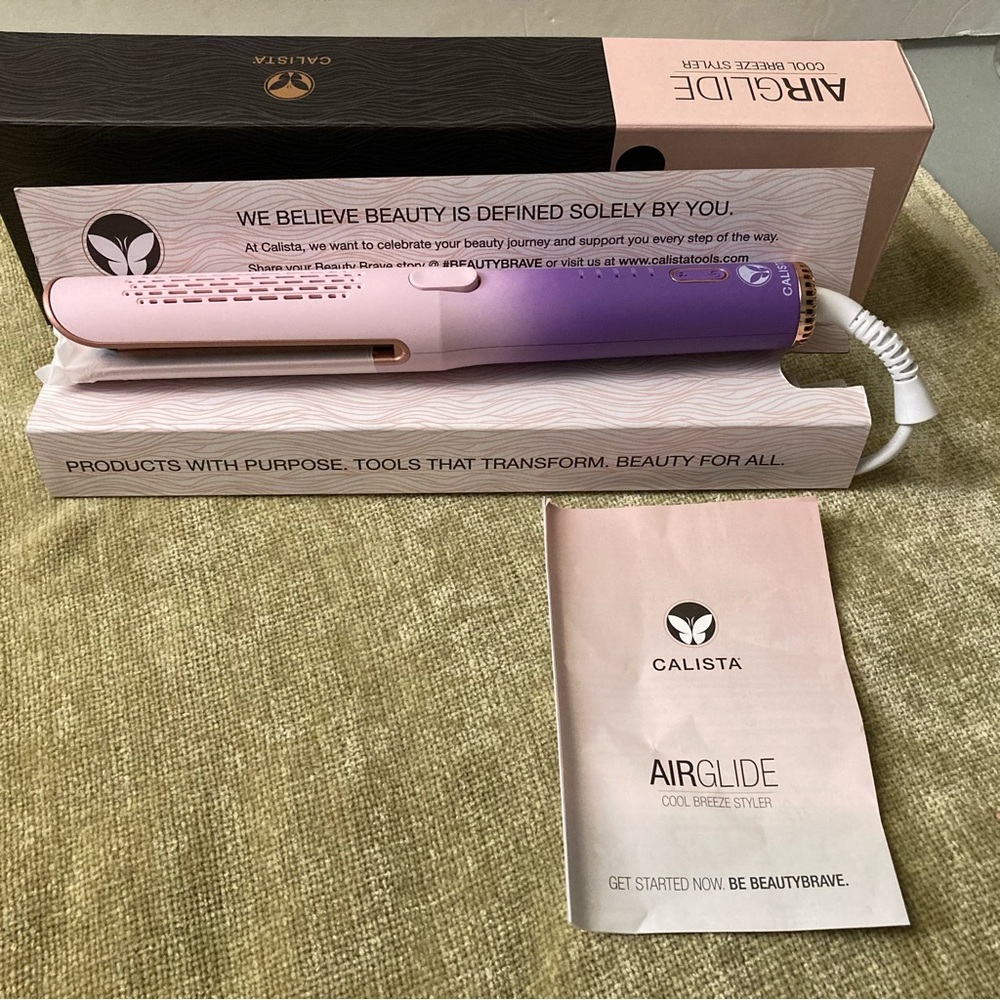 Calista AirGlide Cool Breeze Styler | Color Purple | New on Box